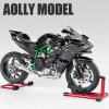 Electric spray 1:6 Kawasaki H2R motorcycle model 